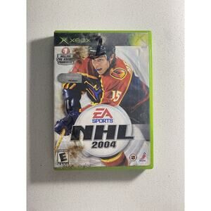 NHL 2004 (Microsoft xBox One, 2003) Complete w/Manual LR